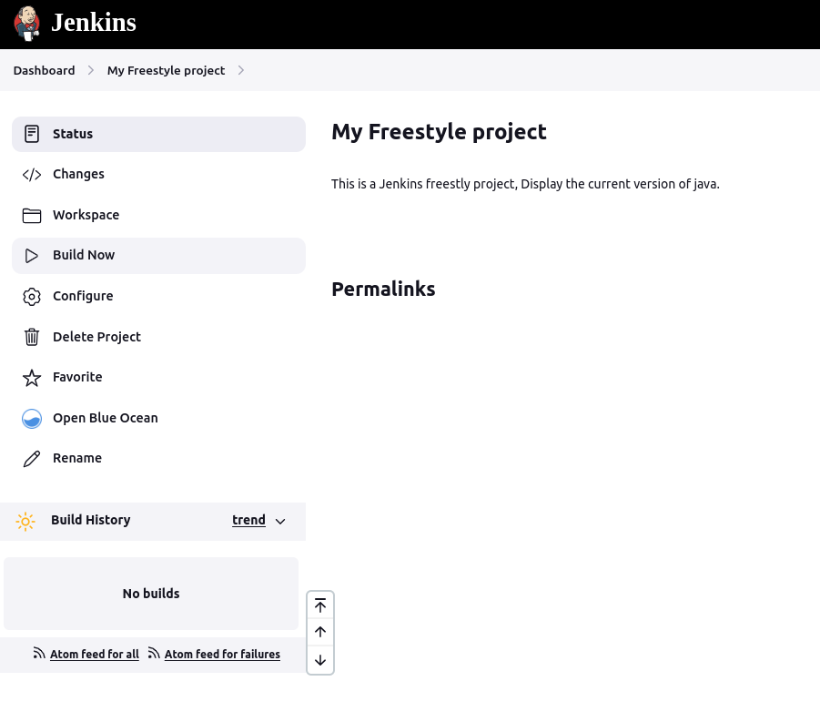 Creating Freestyle job in Jenkins