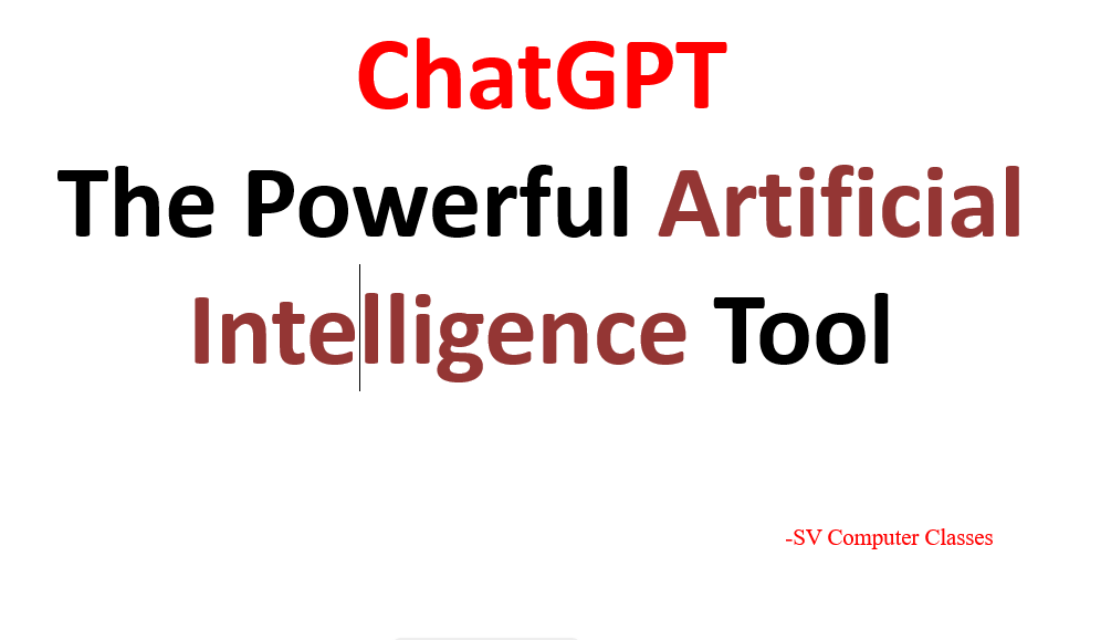 ChatGPT The Powerful Artificial Intelligence Tool